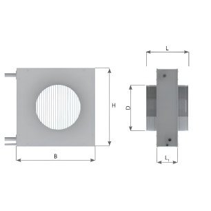 DHCW - 315M ohrievač/chladič vodný - snímka
