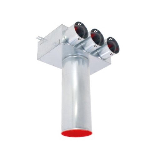 KLO-3x90/125-OC stropný koncový box pre tanierový ventil