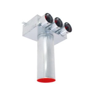 KLO-3x90/125-OC stropný koncový box pre tanierový ventil