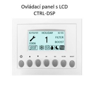 Rekuperačná jednotka Aerauliqa QR180A - ctrl-dsp