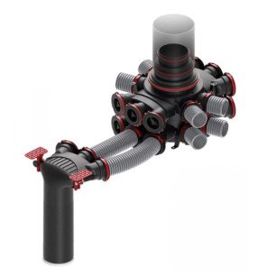 ARIA 8 x 90mm rozdeľovací box univerzálne pripojenie - s1